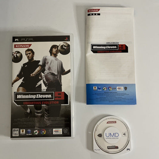 Winning Eleven 9: Ubiquitous Evolution Sony PSP JAPAN Konami Soccer Game