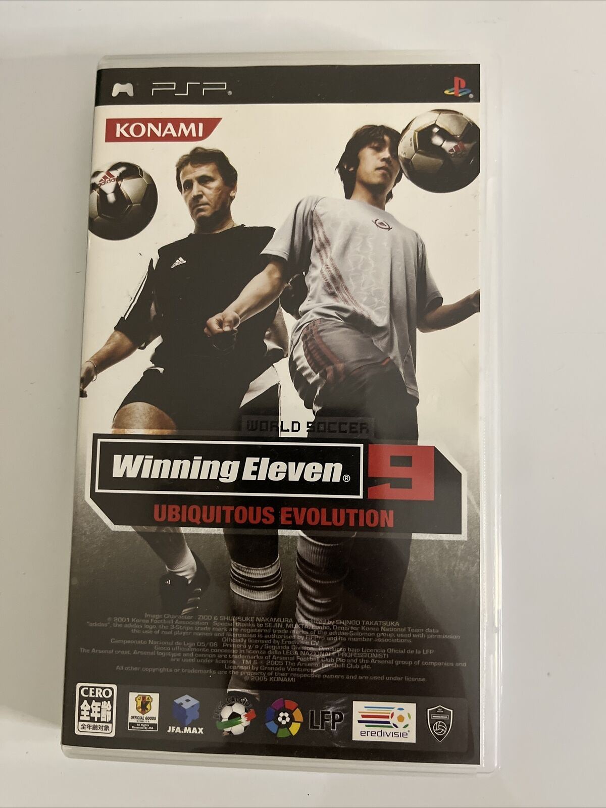 Winning Eleven 9: Ubiquitous Evolution Sony PSP JAPAN Konami Soccer Game