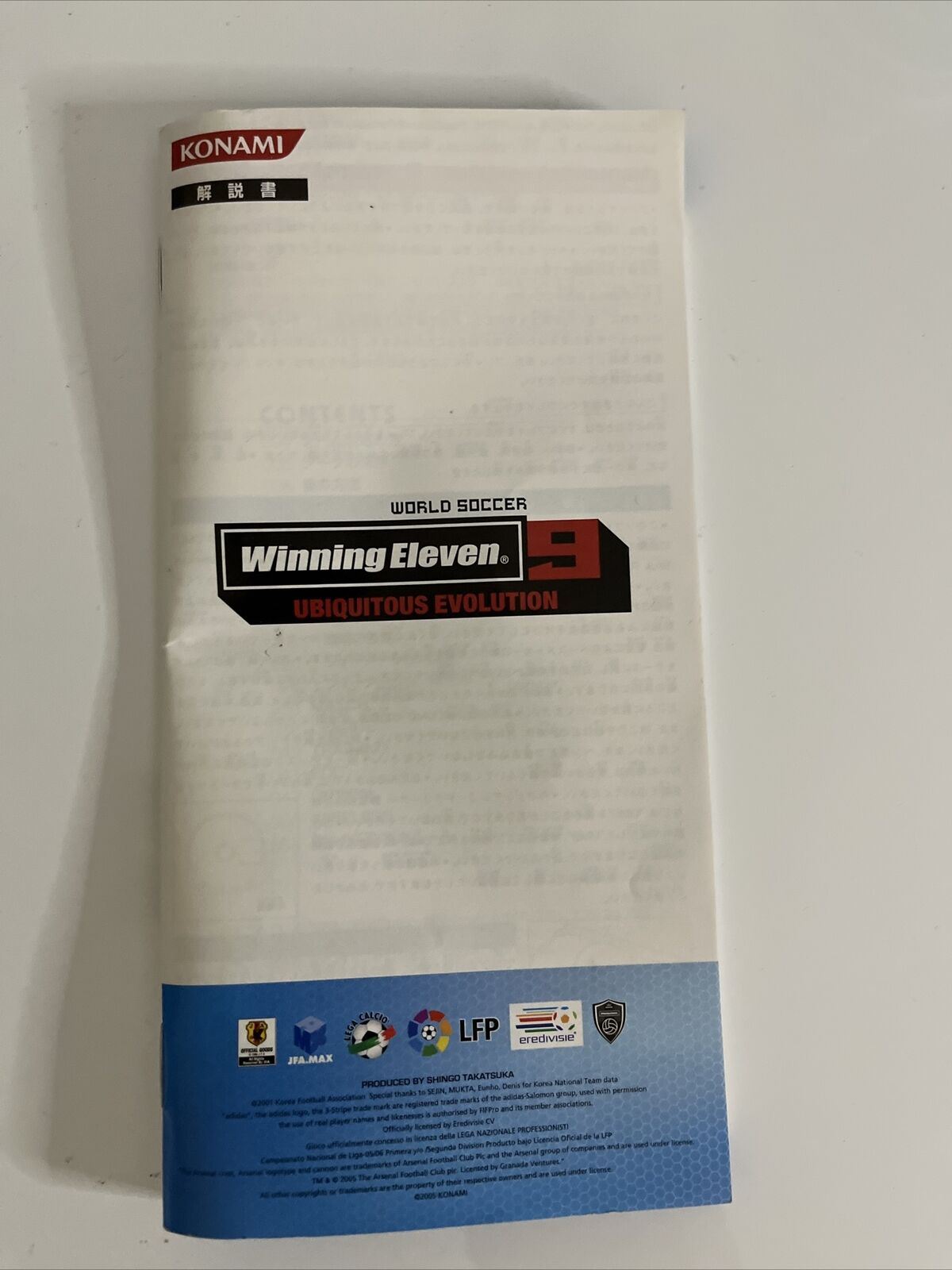 Winning Eleven 9: Ubiquitous Evolution Sony PSP JAPAN Konami Soccer Game