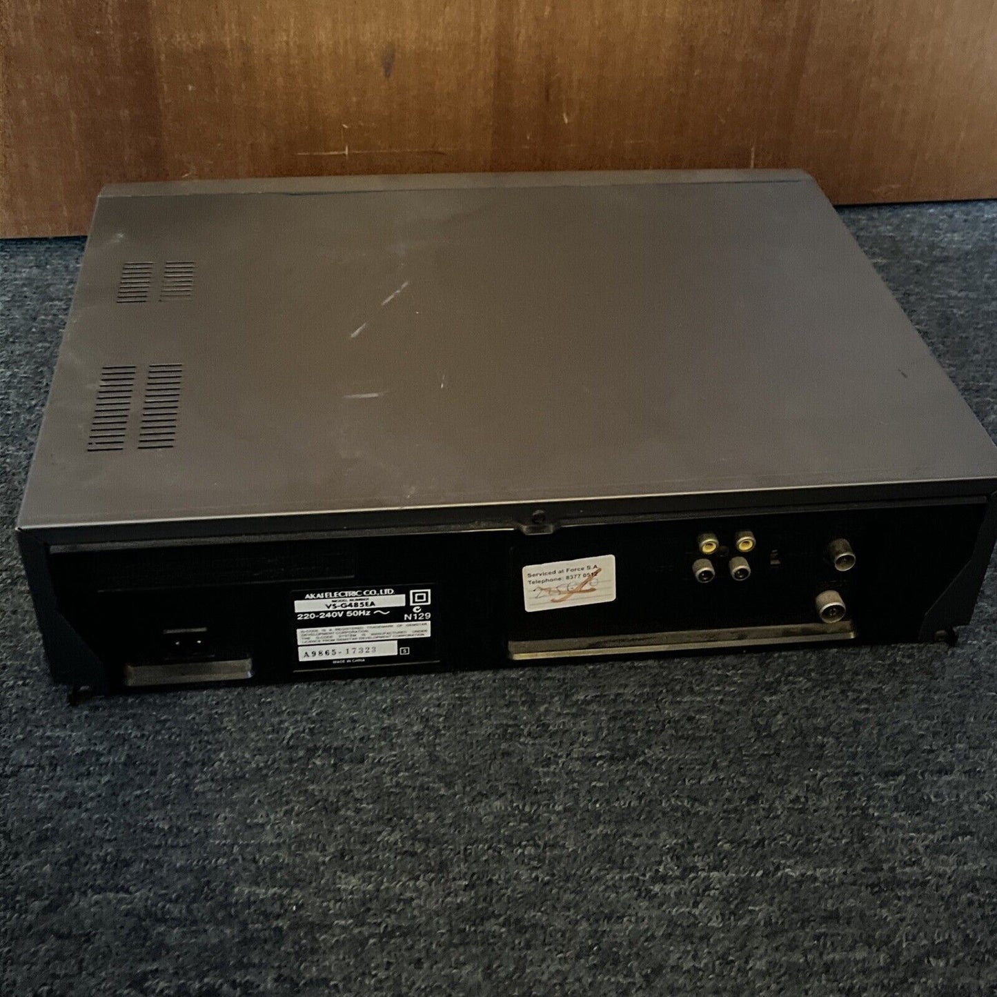 AKAI Pro GX4 Head VCR VS-G485 PAL NTSC VHS Playback & Recording with Remote