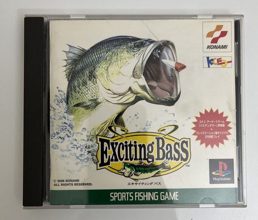Exciting Bass - Sony PlayStation PS1 NTSC-J JAPAN Konami Game