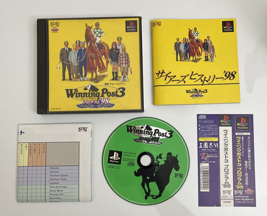 Winning Post 3 - Sony PlayStation PS1 NTSC-J JAPAN Horse Racing Breeding Game
