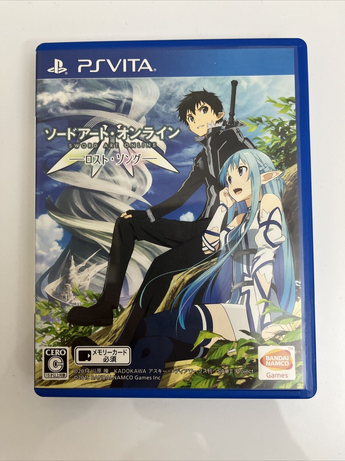 Sword Art Online: Lost Song - Sony PlayStation PS Vita JAPAN 2015 NAMCO Game