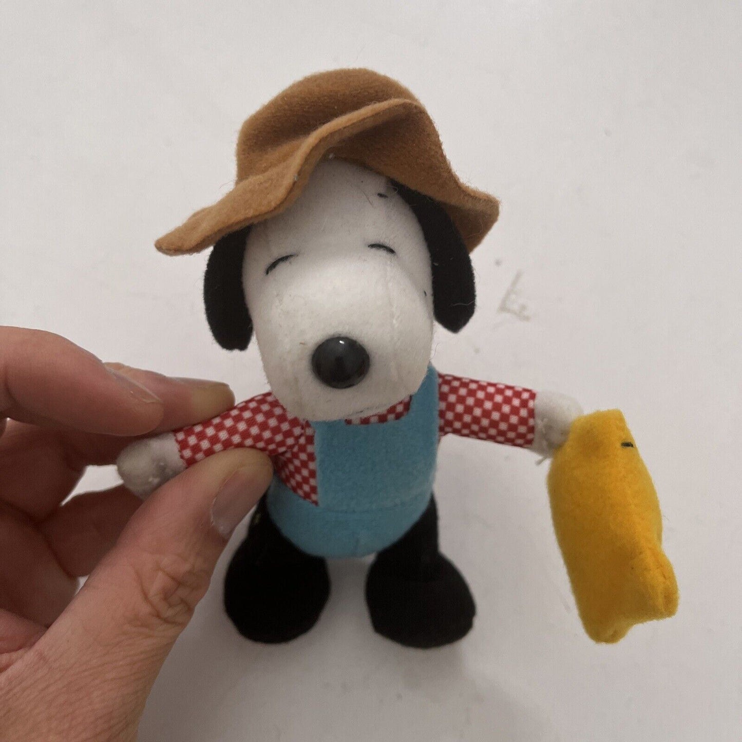 Snoopy Farmer Plush Doll McDonald's 2001 Many Lives of SNOOPY
