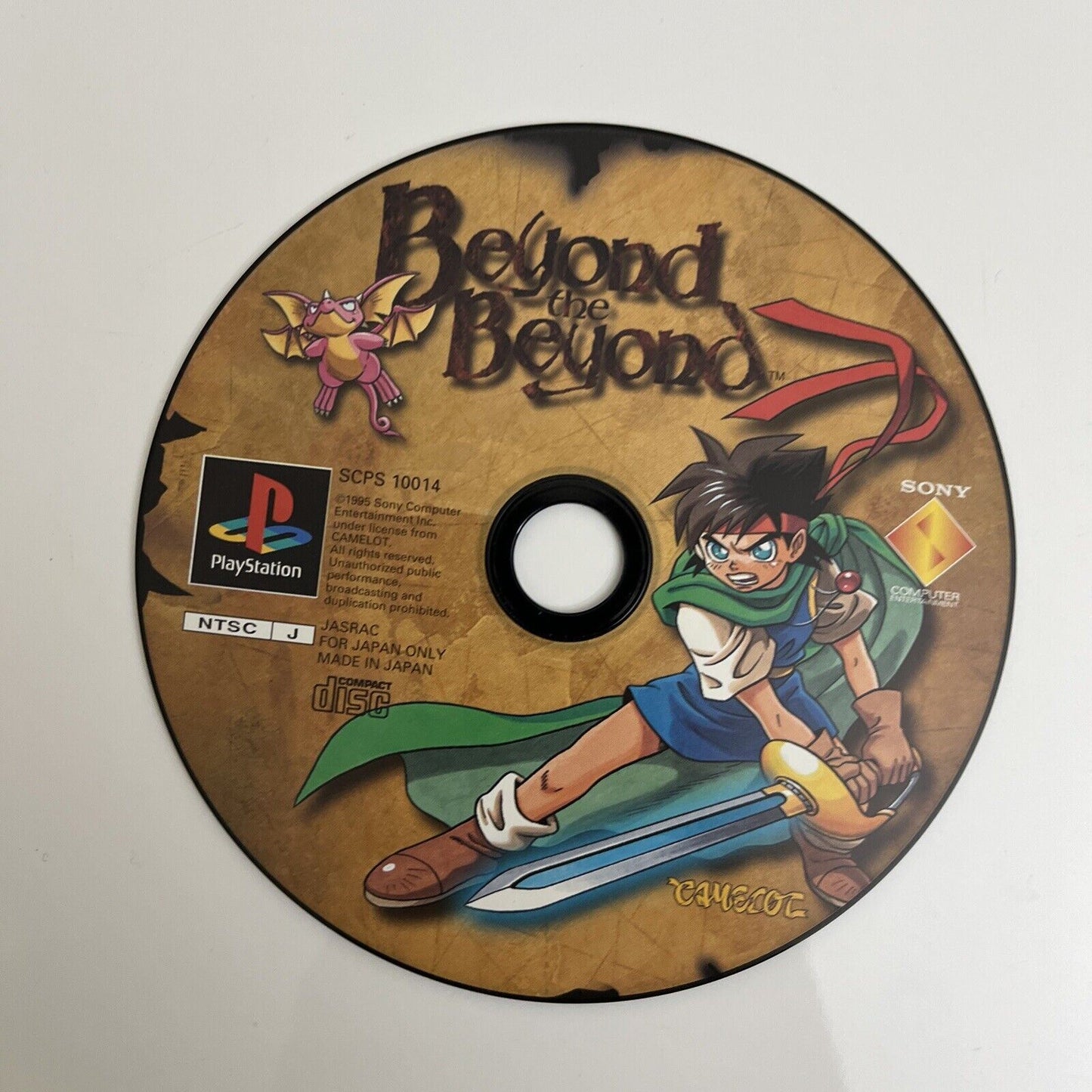 Beyond the Beyond - Sony PlayStation PS1 NTSC-J JAPAN 1995 RPG Game + Stickers
