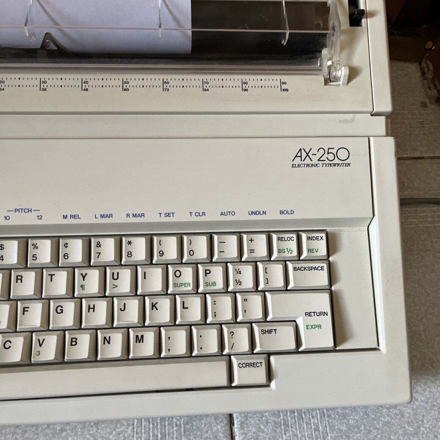 Brother AX-250 Portable Electronic Typewriter - Tested and working