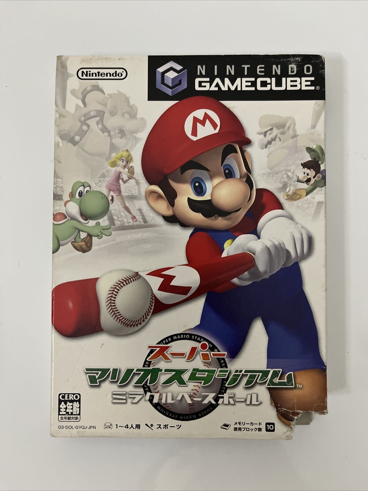 Super Mario Stadium Miracle Baseball - Nintendo GameCube GC NTSC-J JAPAN Game