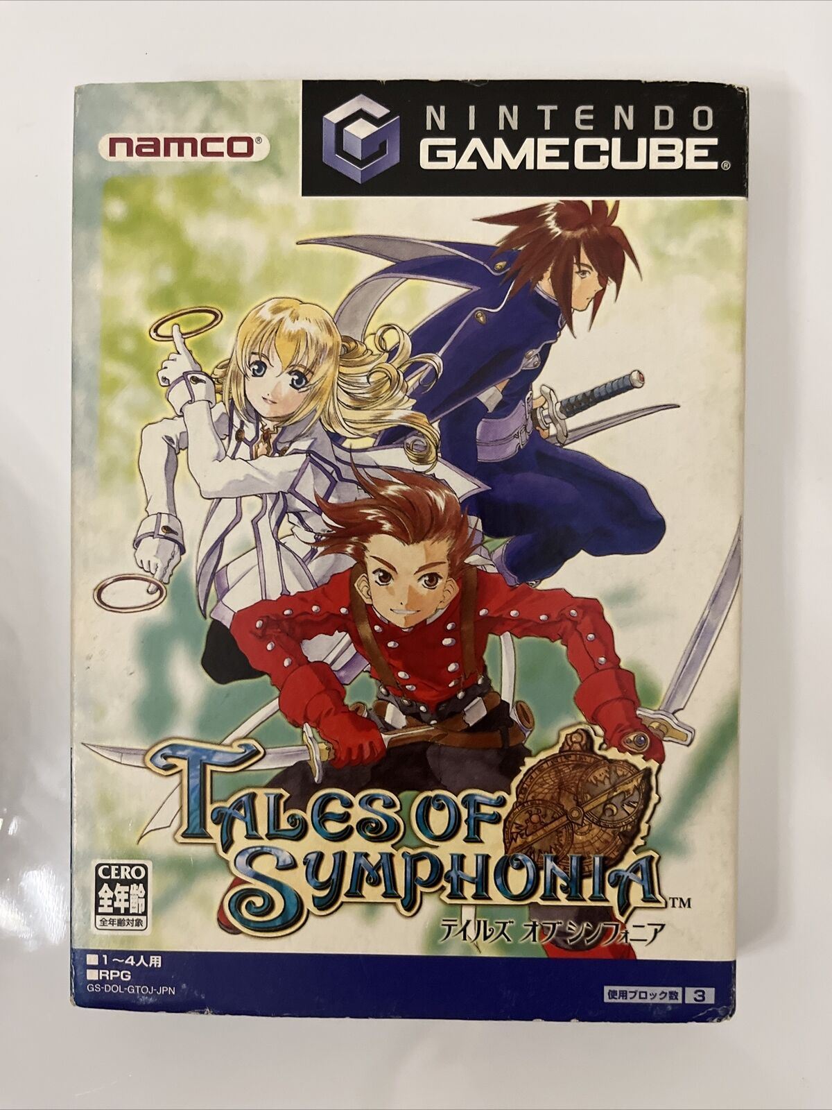Tales of Symphonia - Nintendo GameCube GC NTSC-J JAPAN 2003 Game Complete