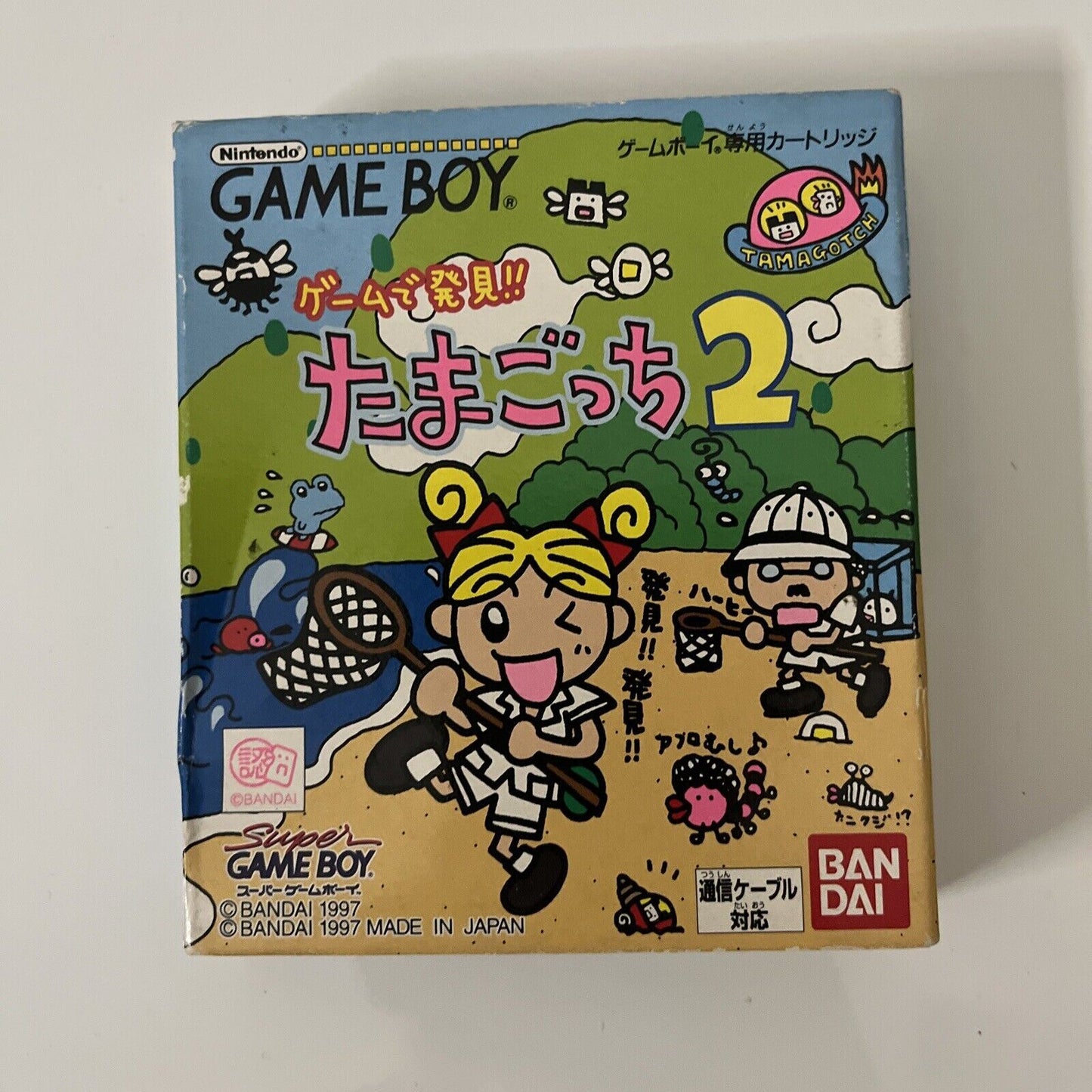 Tamagotchi 1 & 2 - Nintendo Gameboy GB JAPAN Game Bandai Virtual Pet Complete