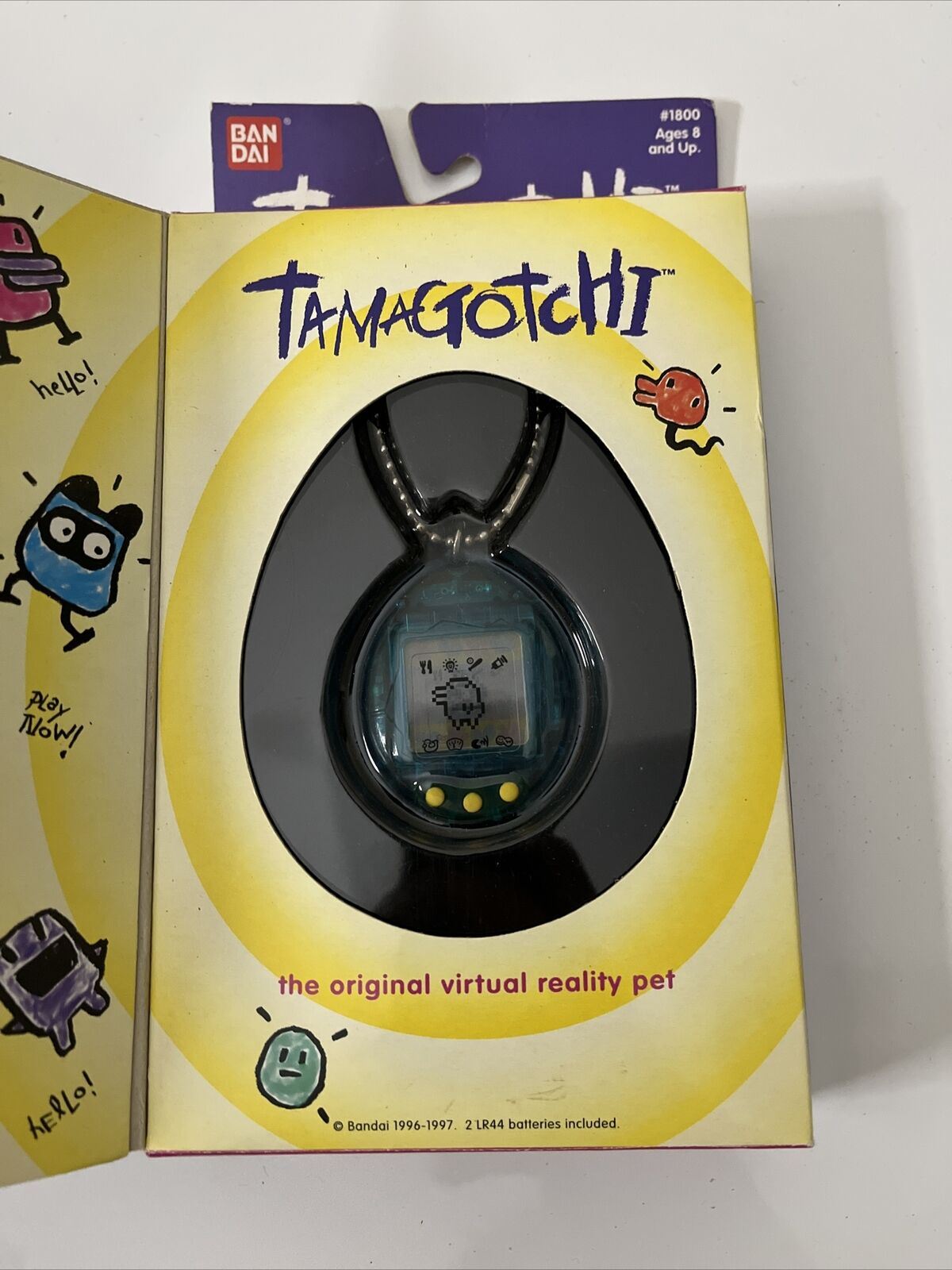 Bandai Tamagotchi Dark Green Transparent 1997 The Original Virtual Pet #1800