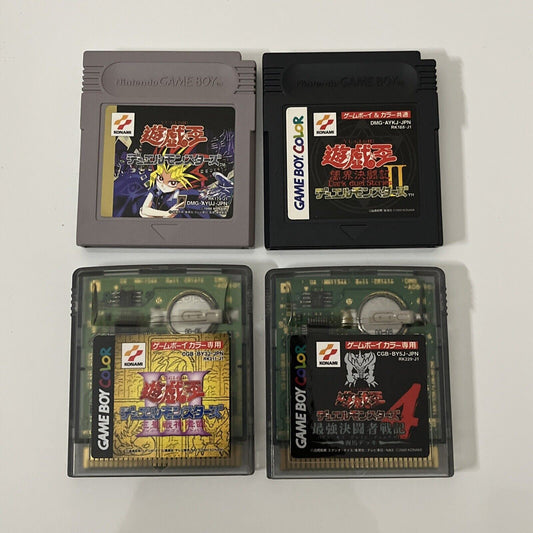 Yu-Gi-Oh 1,2,3,4 - Nintendo Gameboy Color GBC JAPAN Game