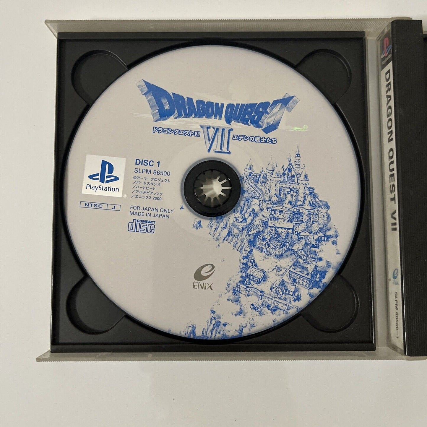 Dragon Quest 7 VII - Sony Playstation PS1 NTSC-J JAPAN Game