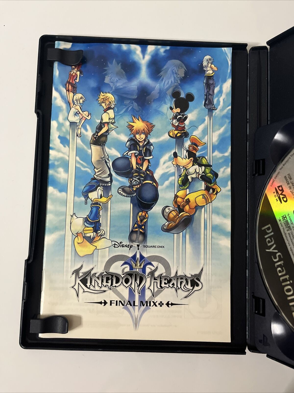 Kingdom Hearts 1 + 2 Final Mix - Sony PlayStation PS2 NTSC-J JAPAN Game Complete