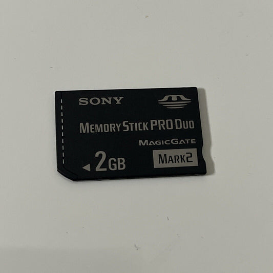 Genuine Sony 2GB Sony PSP Memory Stick Pro Duo Mark 2 Memory Card Cybershot
