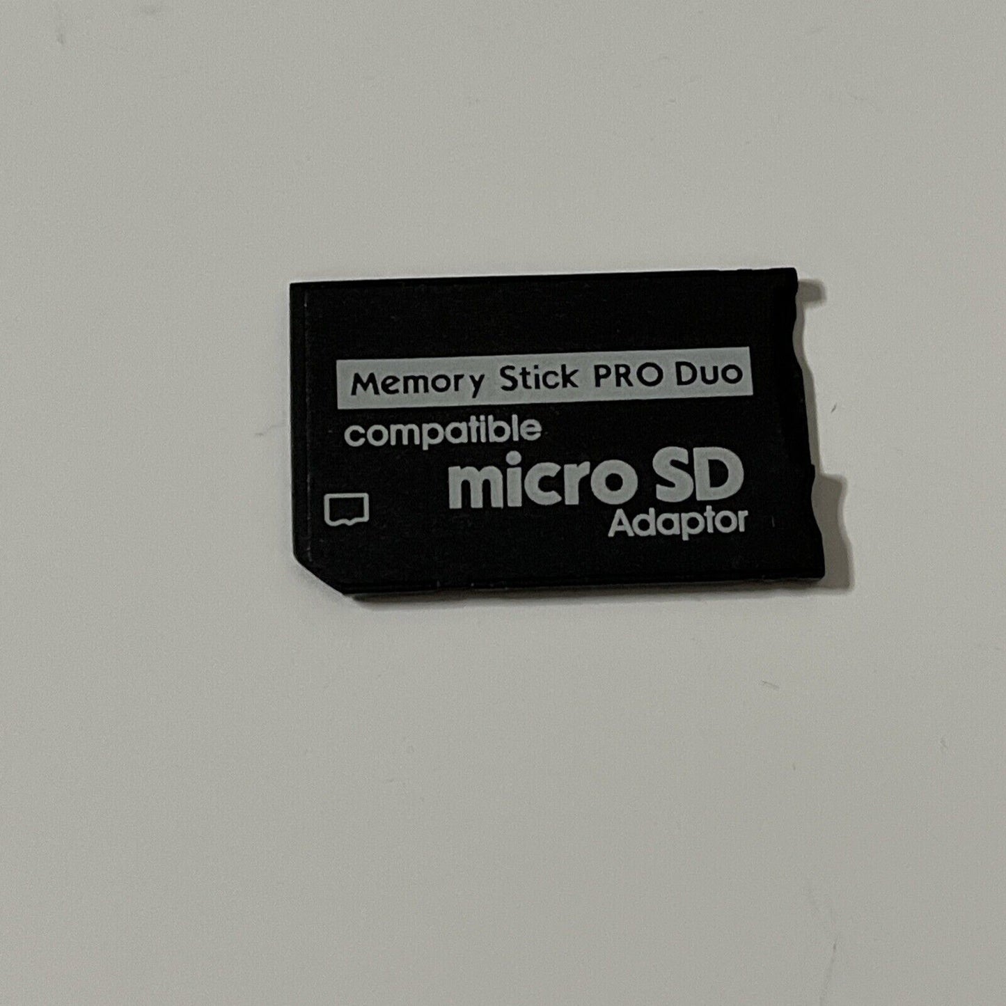 Memory Stick Pro Duo Micro SD Adapter with SanDisk 8 GB microSD