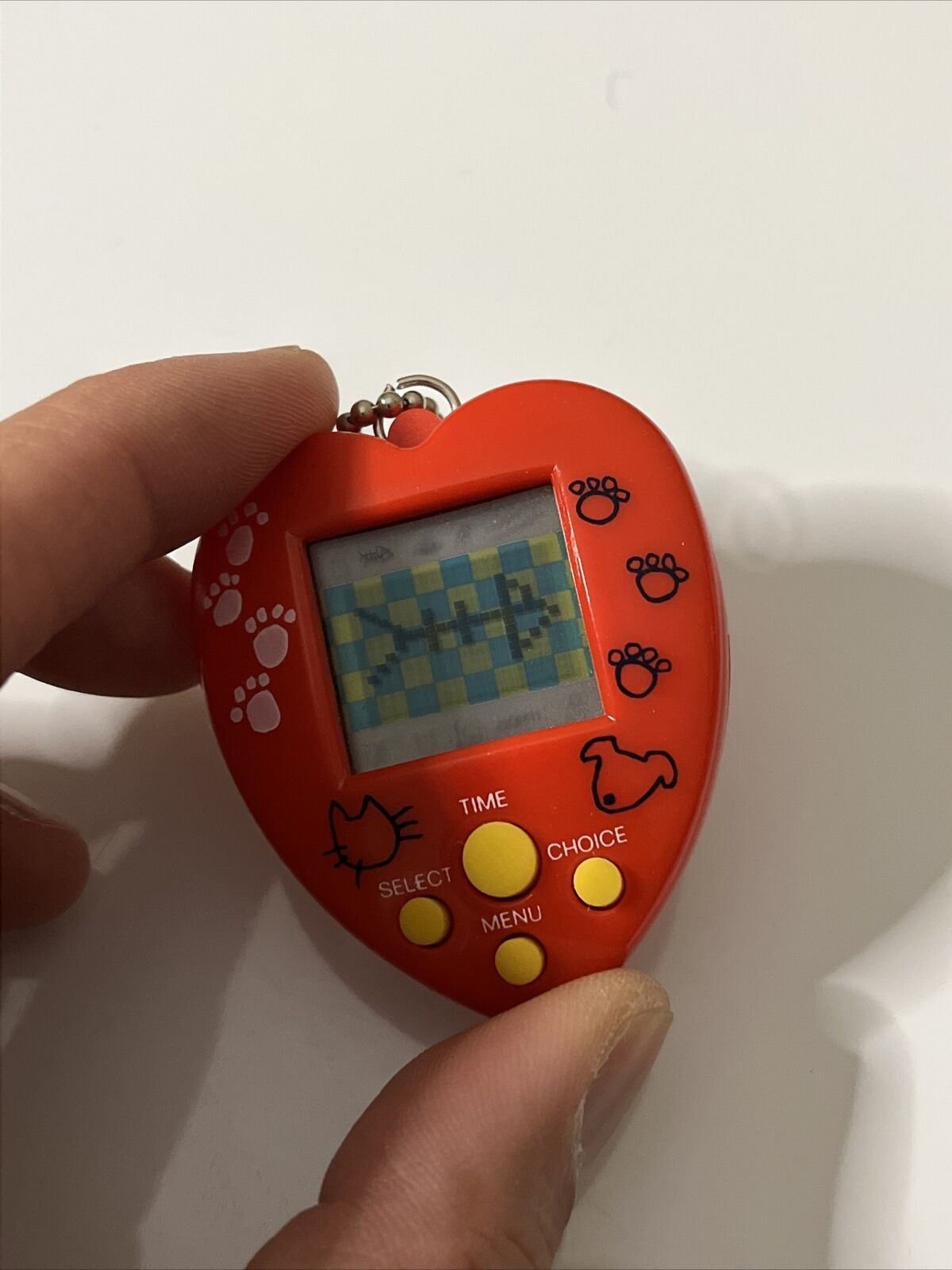 Nekotcha Tamagotchi Virtual Pet Red