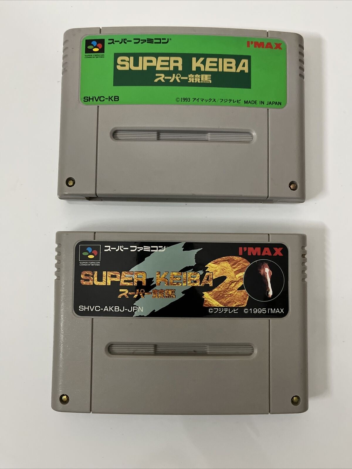 Super Keiba 1 + 2 - Nintendo Super Famicom SNES NTSC-J JAPAN Horse Rac ...