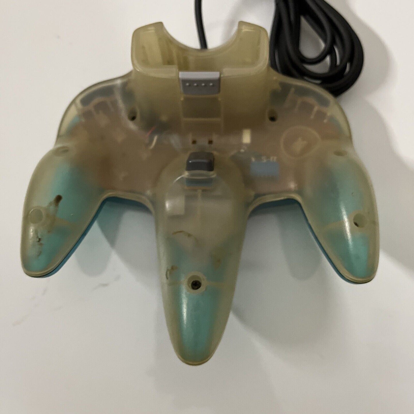 Genuine Official Nintendo N64 Controller Aqua Clear Transparent