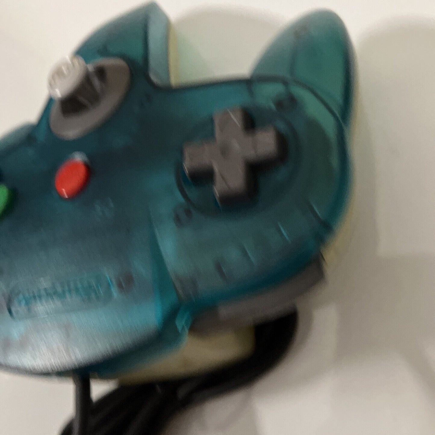 Genuine Official Nintendo N64 Controller Aqua Clear Transparent