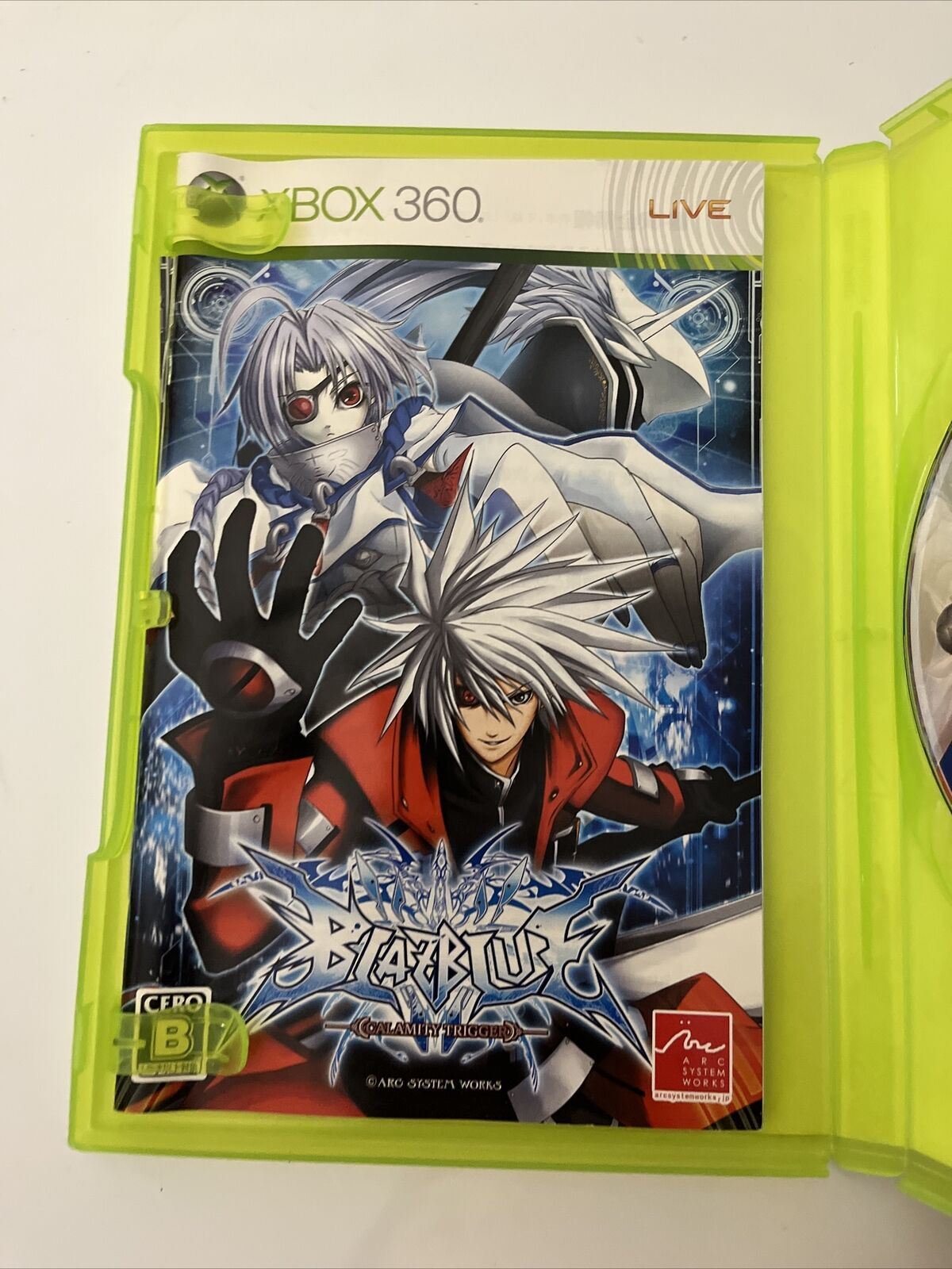 BlazBlue Calamity Trigger - Microsoft XBOX 360 NTSC-J JAPAN Game Complete