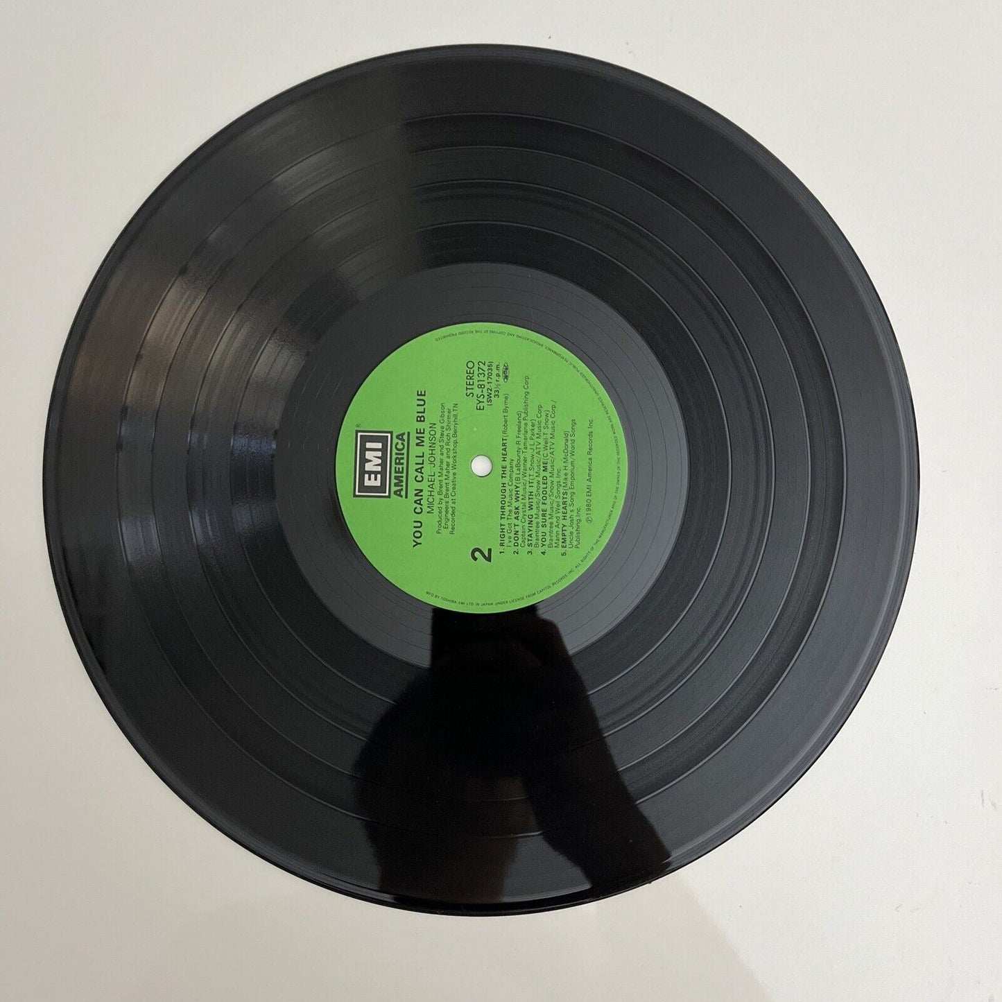 Michael Johnson - You Can Call Me Blue LP 1980 Vinyl Record EYS-81372