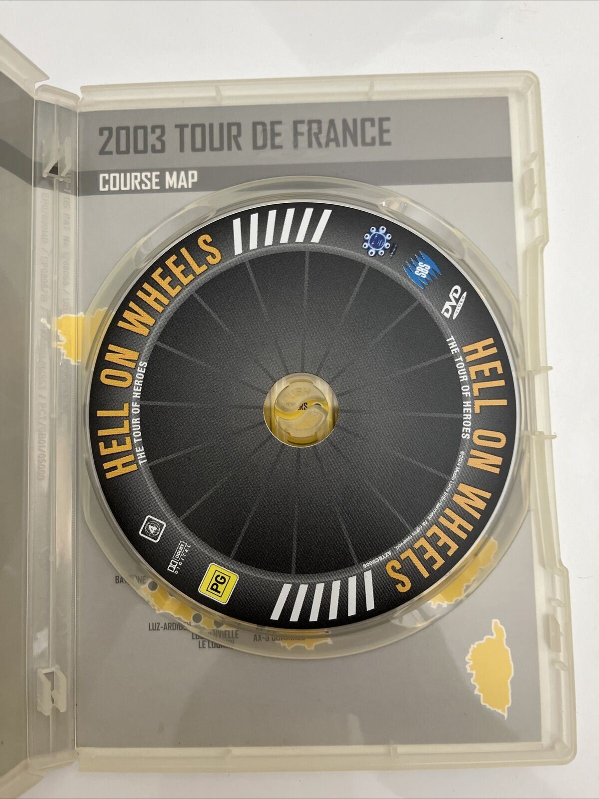 Hell On Wheels (DVD, 2004) Tour de France Cycling Documentary Region 4