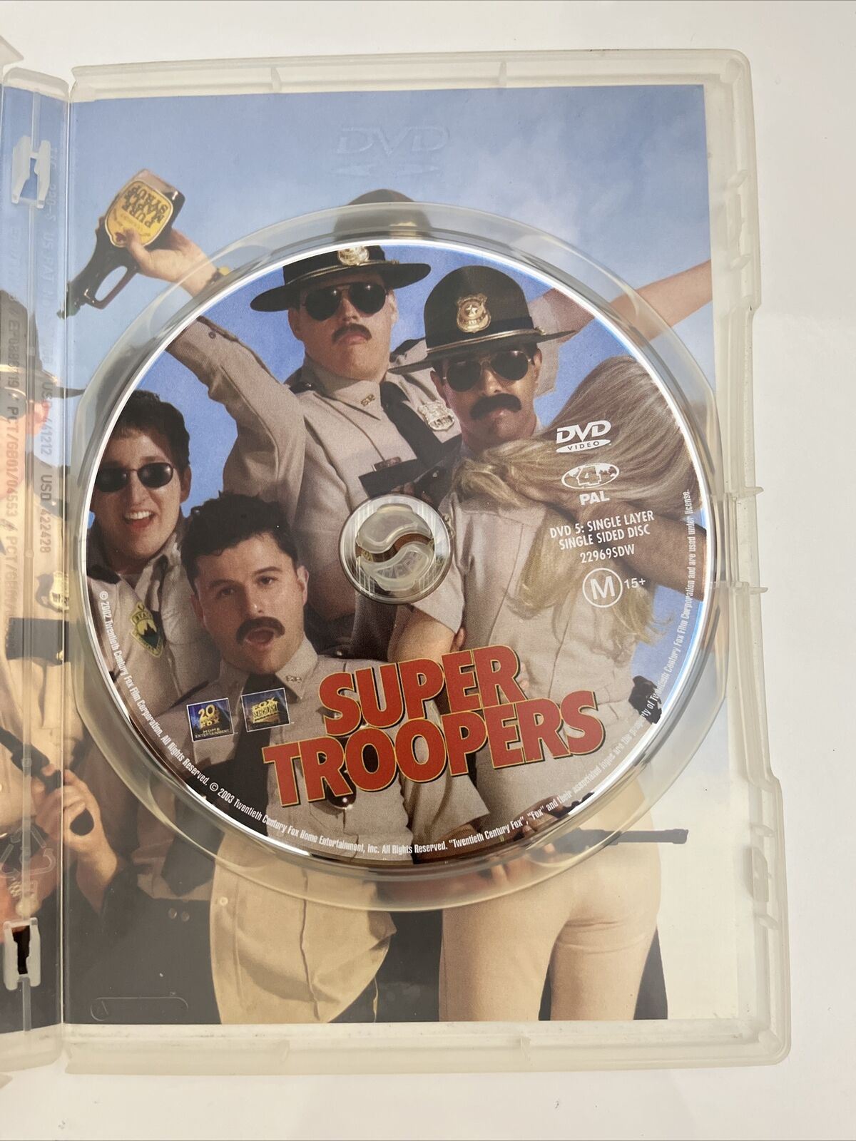 Super Troopers (DVD, 2001) Jay Chandrasekhar, Kevin Heffernan Comedy Region 4
