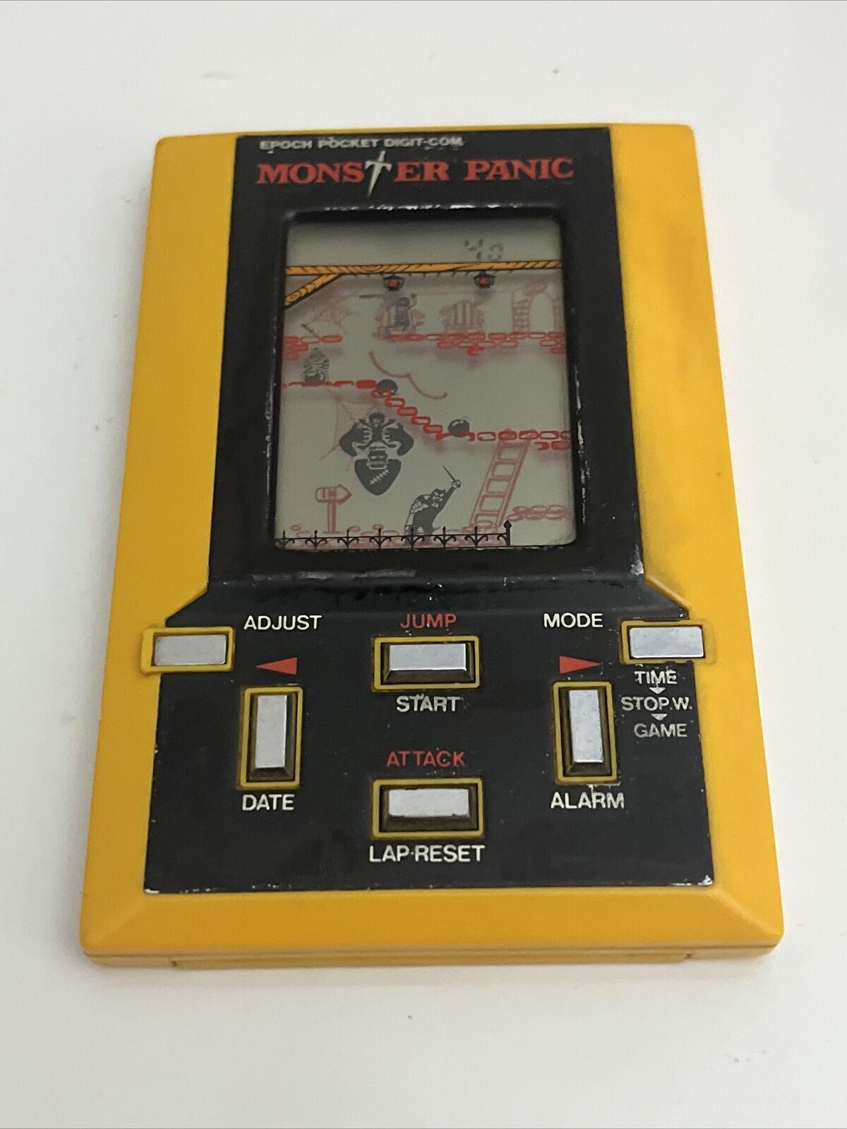 Monster Panic Epoch Pocket Portable LCD Electronic Game 1981 Made in Japan