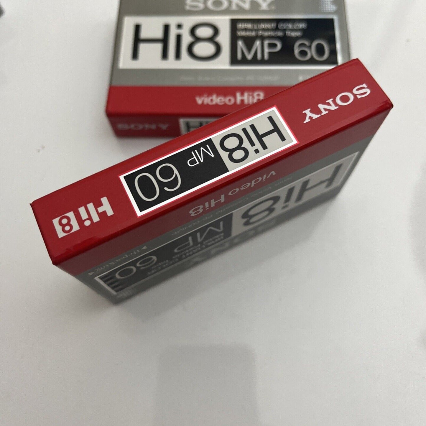 *New Sealed* 2x Sony MP60 Hi8 Cassette Tape 60 Minutes