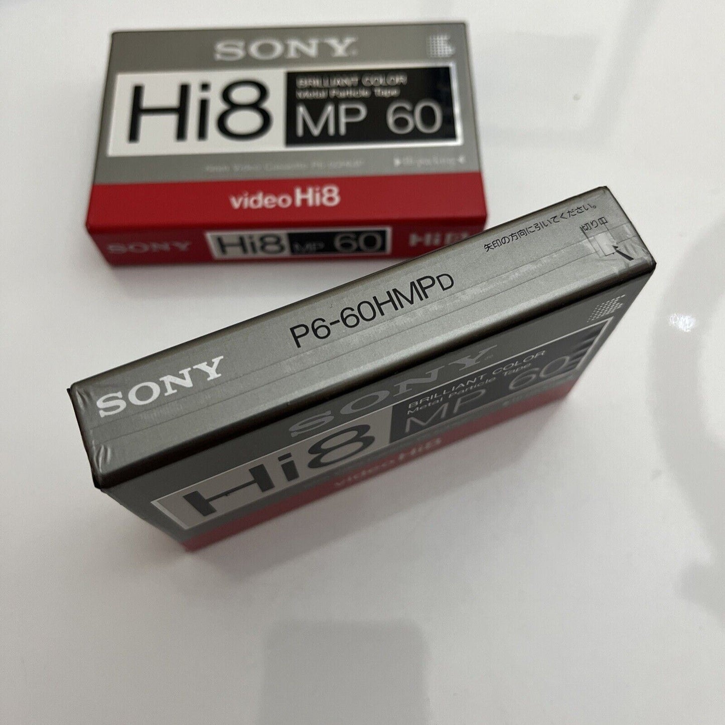 *New Sealed* 2x Sony MP60 Hi8 Cassette Tape 60 Minutes