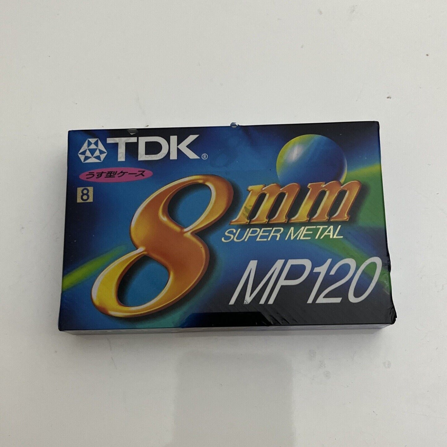 *New Sealed* TDK 8mm Videocassette Cassette MP120 120 Minutes