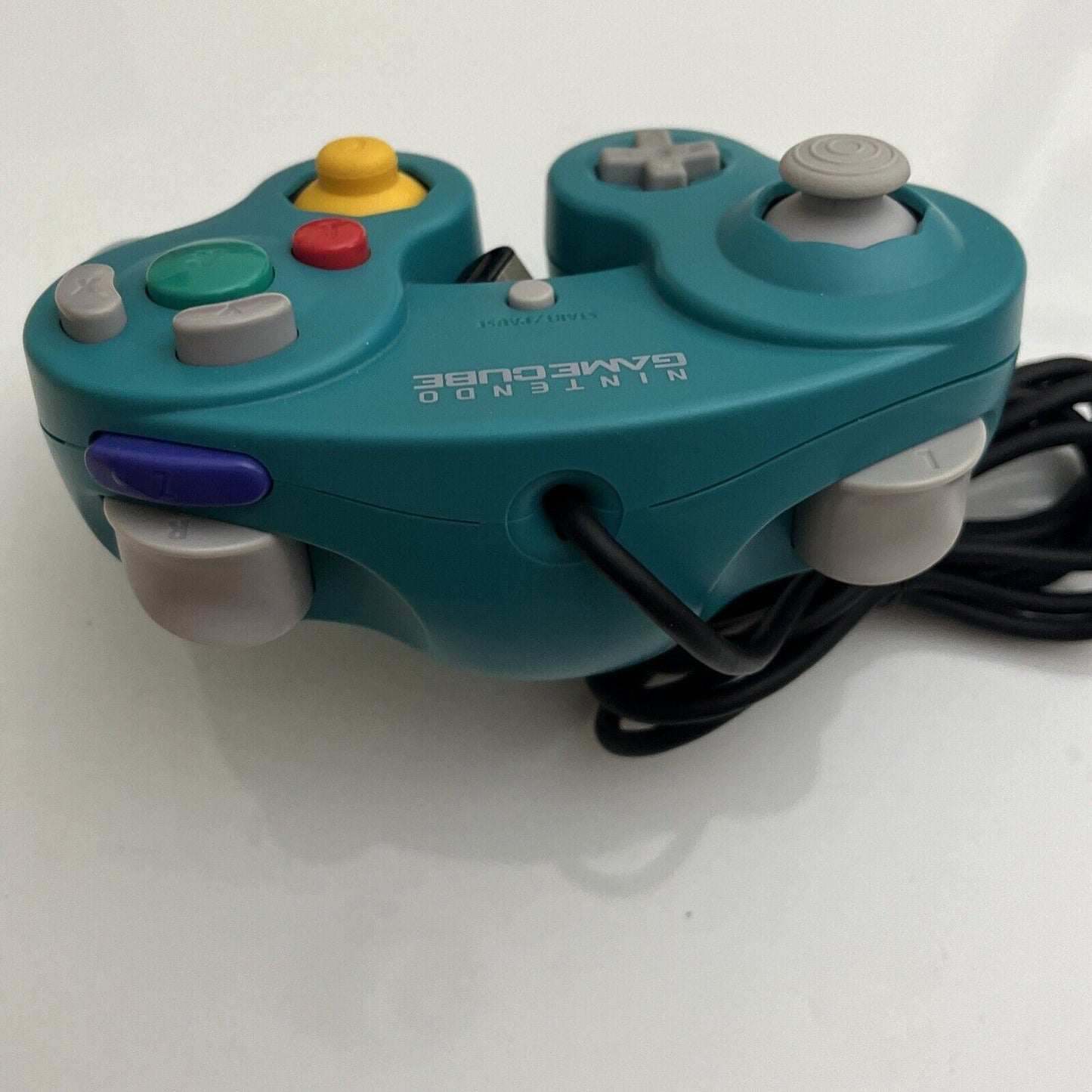Official Genuine Nintendo GameCube Controller Blue Emerald Turquoise