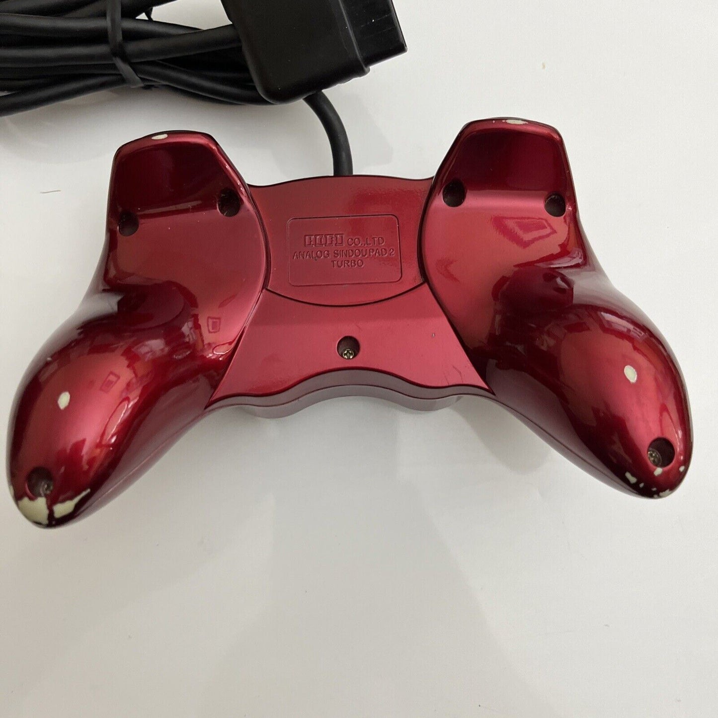 Hori Sony PlayStation PS2 Analog Sindou Pad 2 Turbo Controller Maroon Red