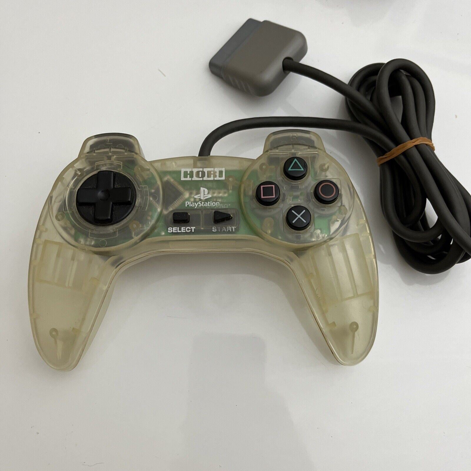 Sony Playstation PS PS1 Hori Controller Clear Orange SLPH Sony Playstation PS PS1 Hori Controller Clear Orange SLPH