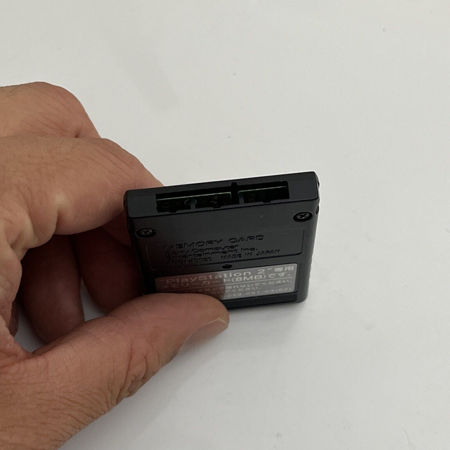 Genuine Sony SCPH10020 PlayStation 2 8MB Memory Card Black Official PS2