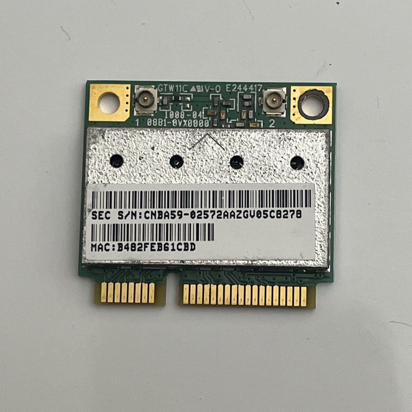 Atheros WLL6160-D99 802.11n Wireless LAN PCIe MiniCard