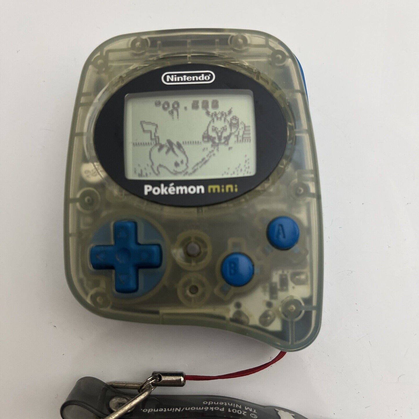 Nintendo Pokemon Mini Wooper Blue Portable Electronic Game with Mini-Party Game