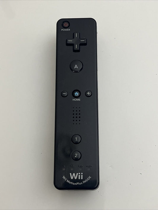 Genuine Official Nintendo Wii Motion Plus Inside Remote Control  Black