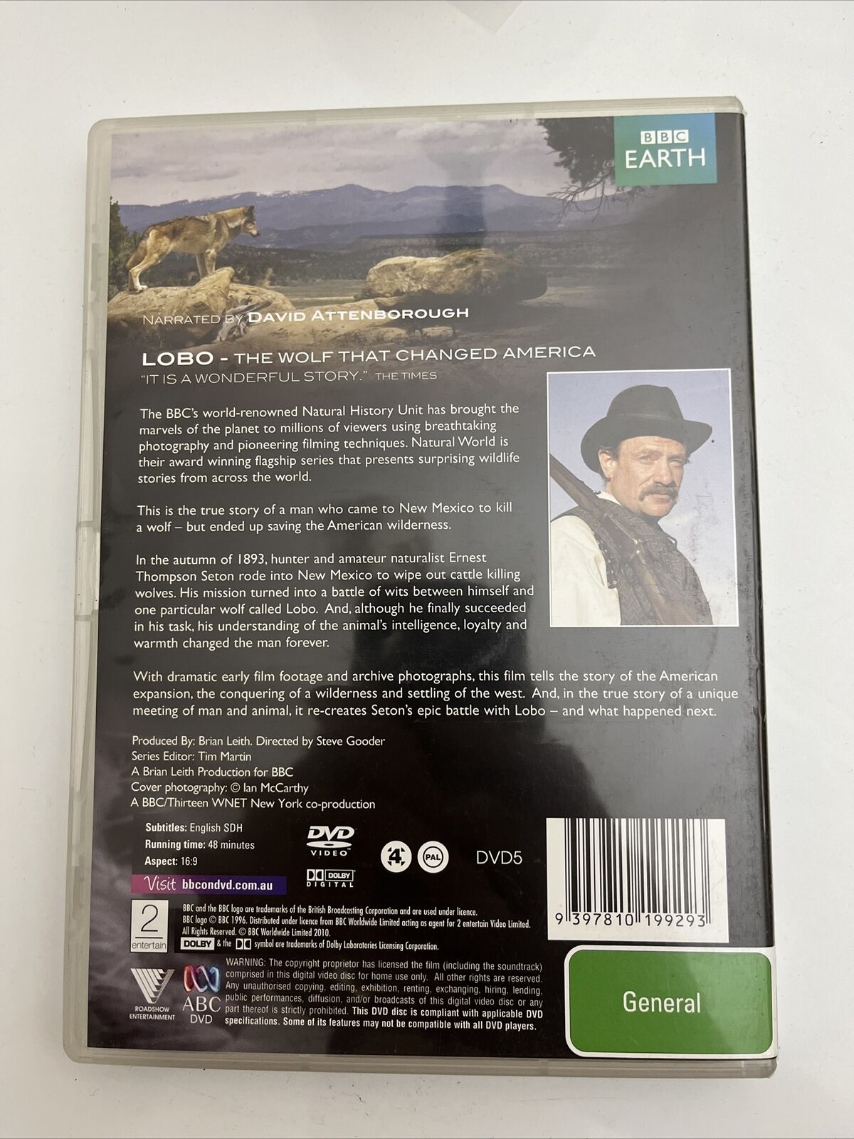 Natural World - Lobo The Wolf That Changed America (DVD, 2009) BBC Region 4 NEW