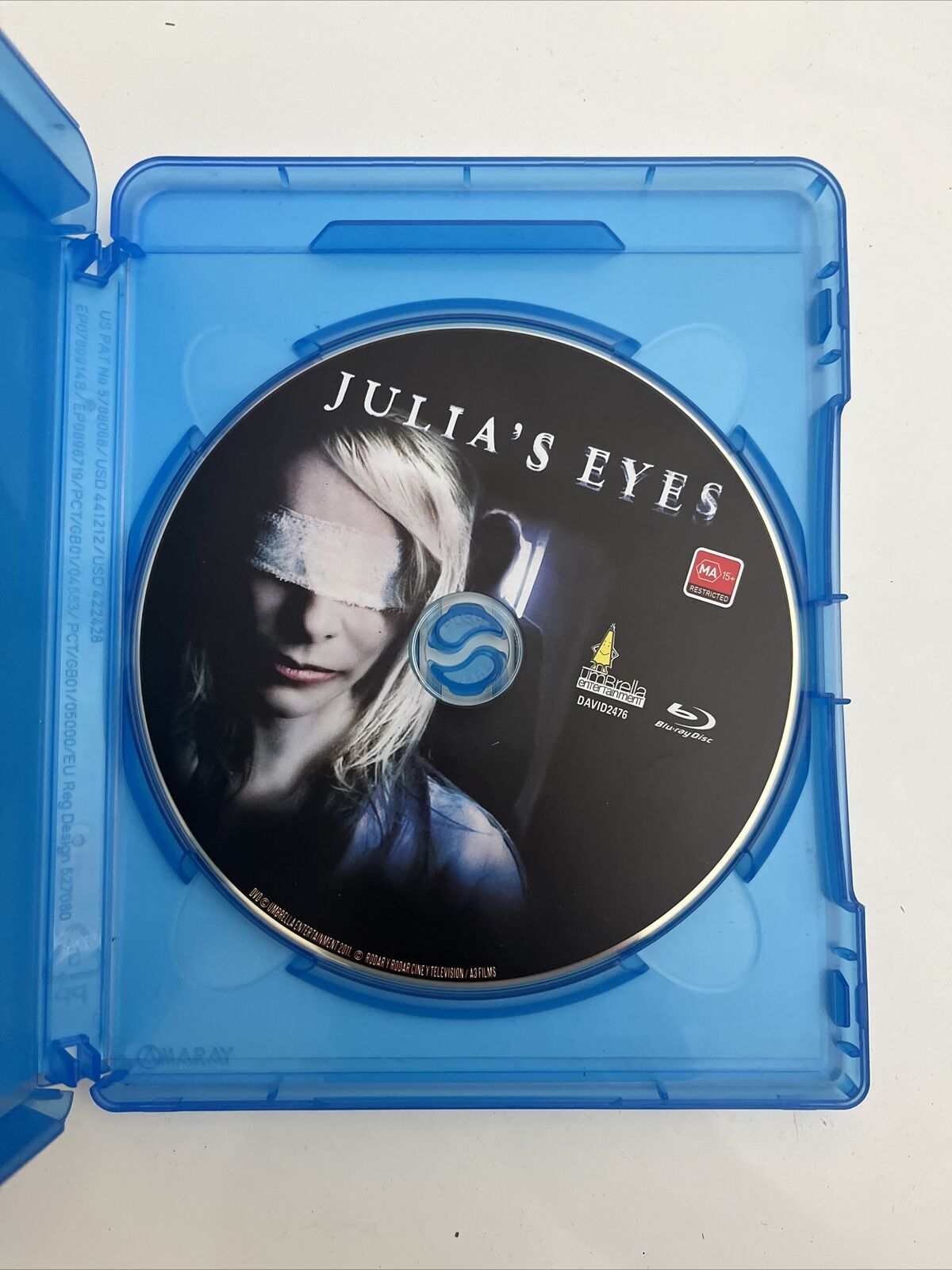 Julia's Eyes (Blu-ray, 2010) Belen Rueda, Lluis Homar, Pablo Derqui Region B
