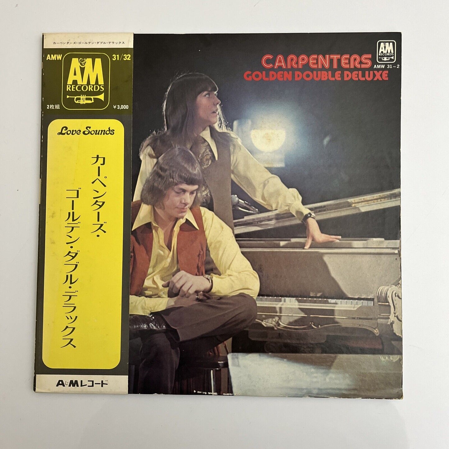 Carpenters - Golden Double Deluxe 2x LP 1972 Vinyl Record AMW 31-2 Gatefold Obi
