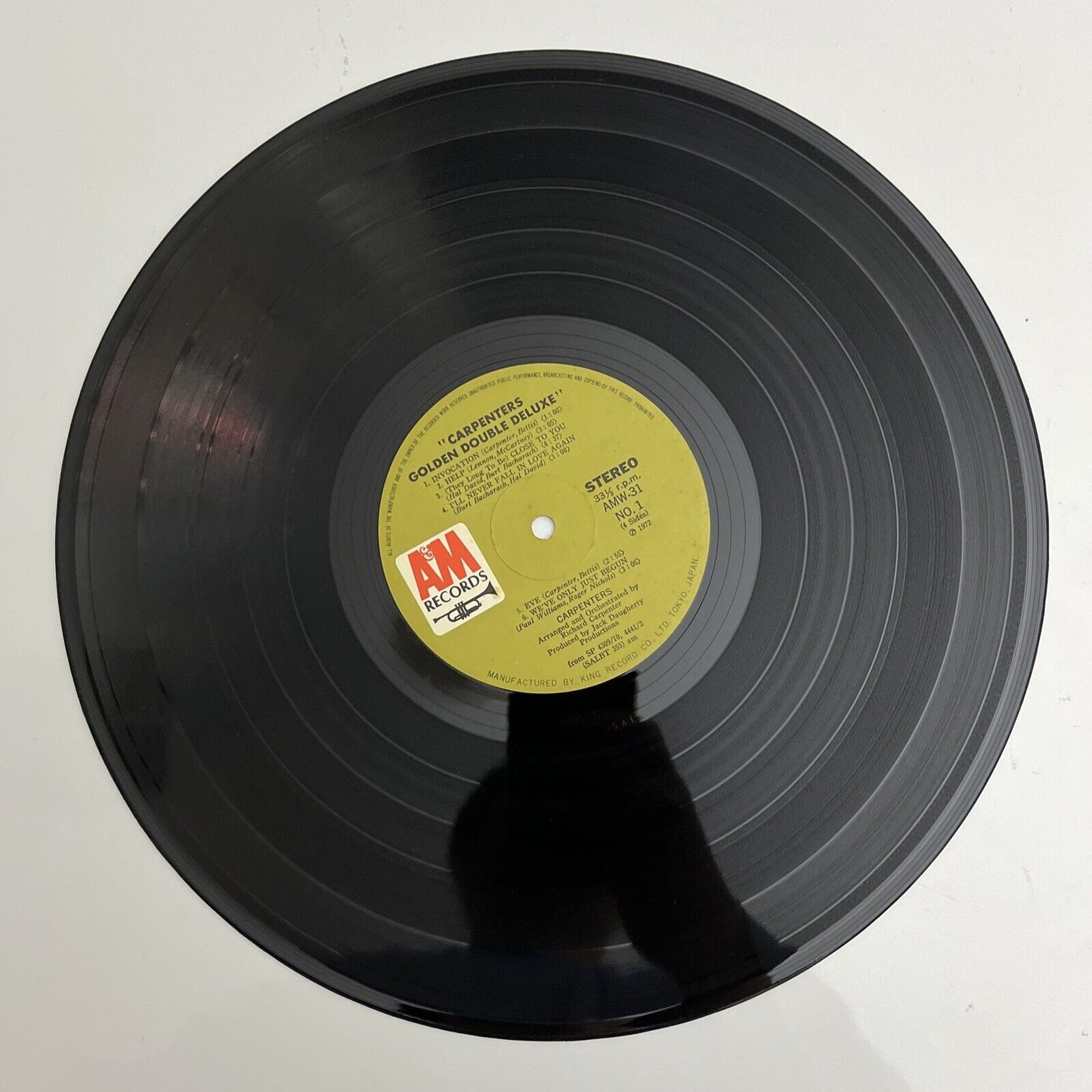 Carpenters - Golden Double Deluxe 2x LP 1972 Vinyl Record AMW 31-2 Gatefold Obi