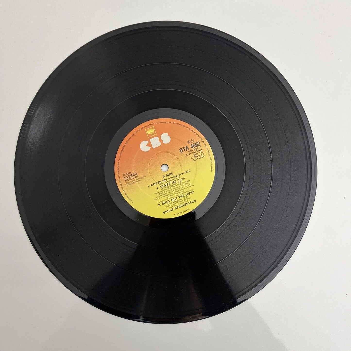 Bruce Springsteen - Cover Me LP 1984 Vinyl 45 RPM Record QTA 4662
