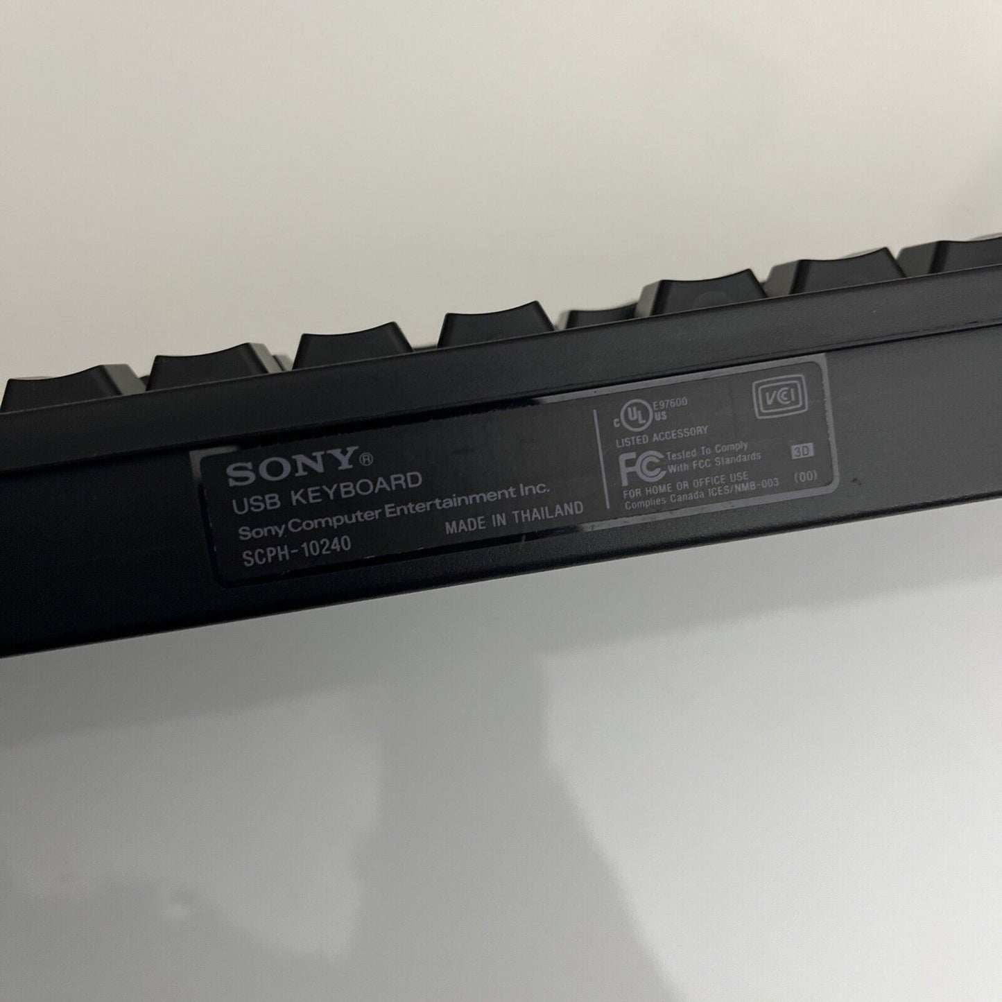 Genuine Official Sony PlayStation USB Keyboard SCPH-10240 Compatible PS2 and PC