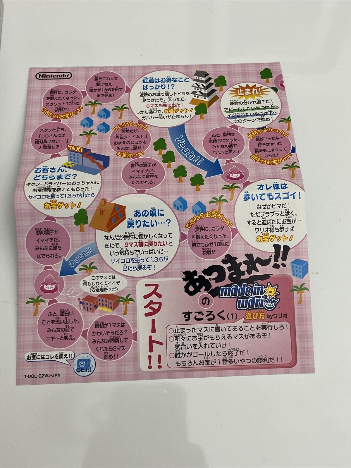 Made In Wario - Nintendo GameCube NTSC-J JAPAN GC Game with Stickers