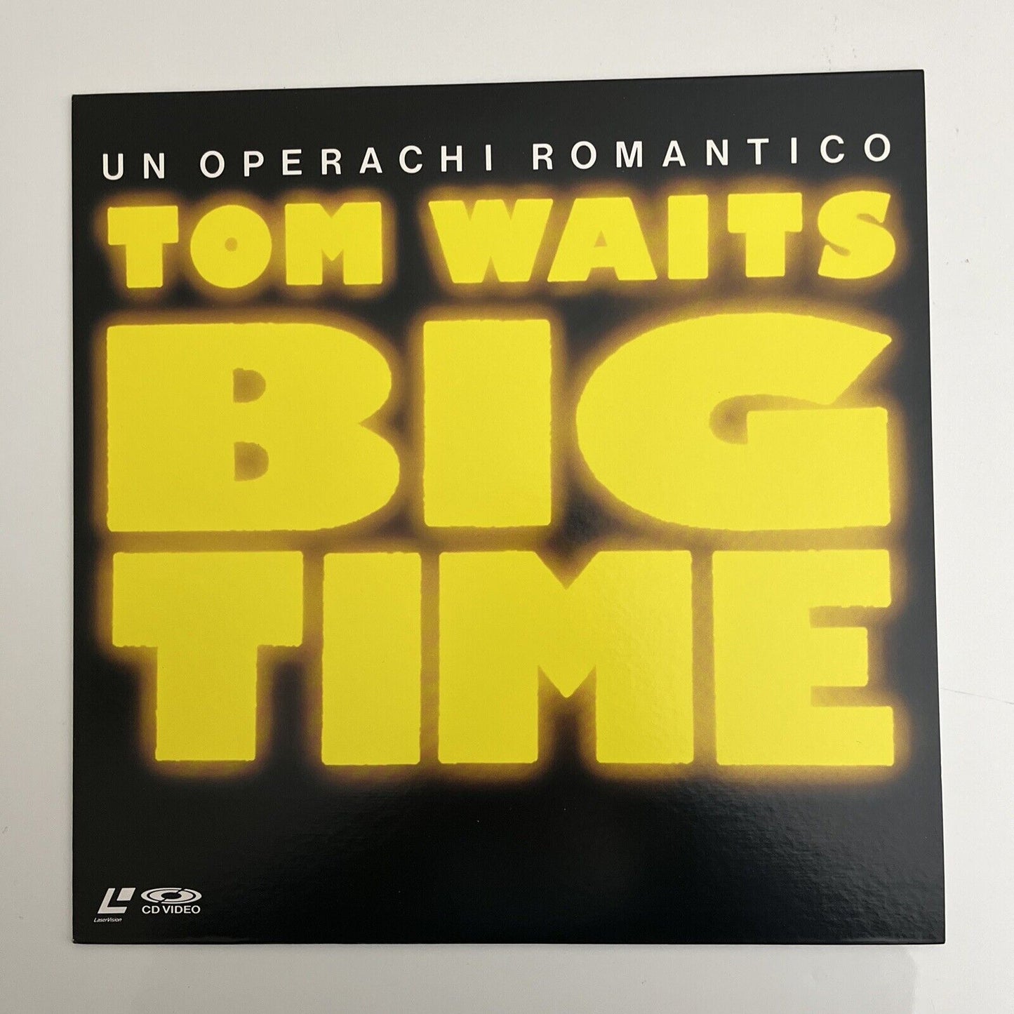 Tom Waits Big Time - Un Operachi Romantico LD 1988 Laserdisc