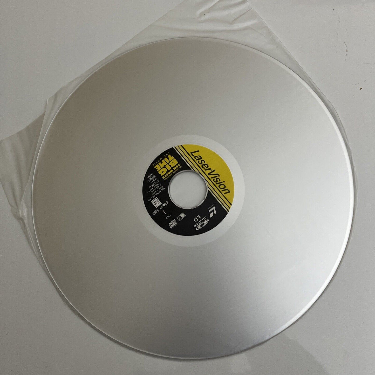 Tom Waits Big Time - Un Operachi Romantico LD 1988 Laserdisc