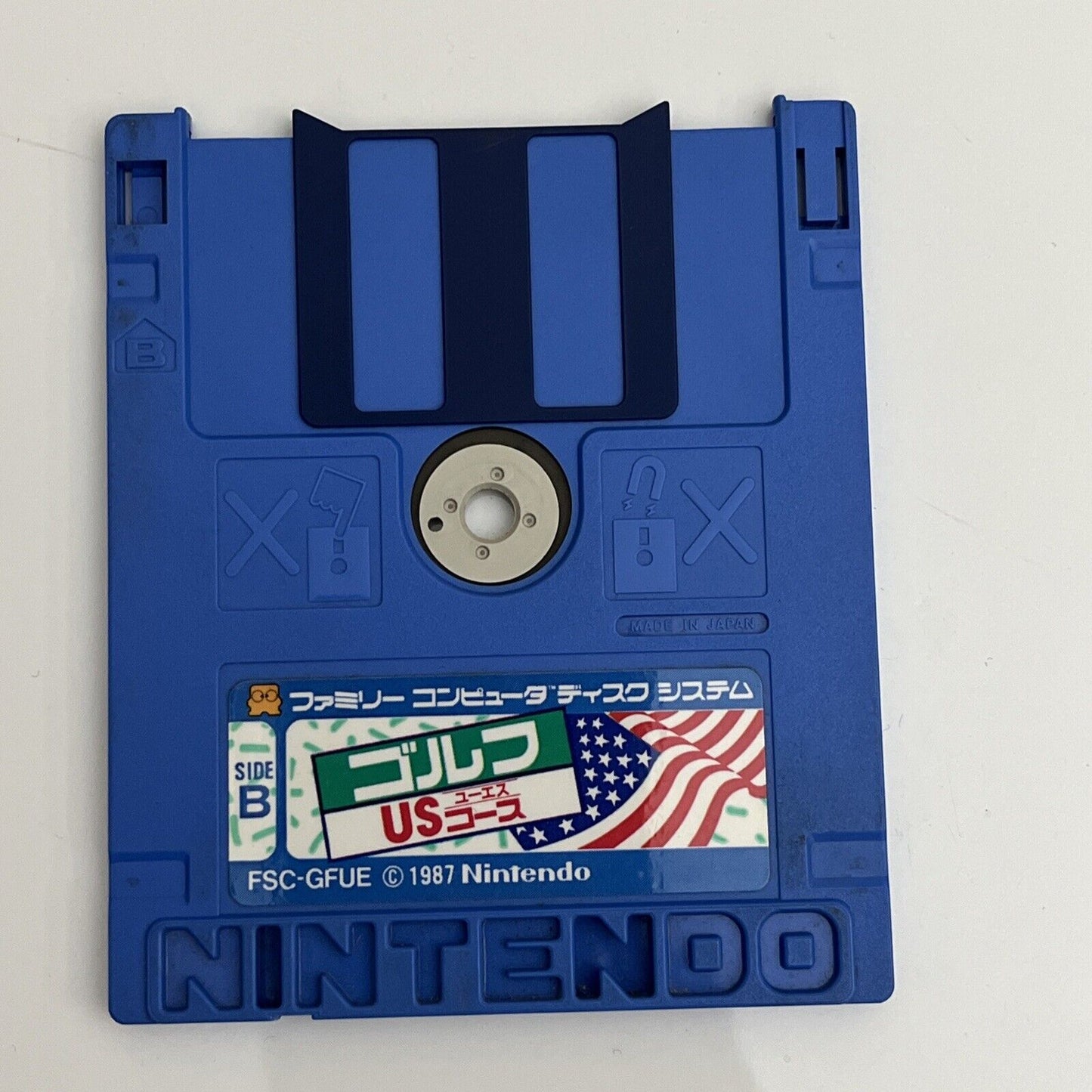 Mario Golf US Course - Nintendo Famicom Disk NES Sports JAPAN 1987 Game