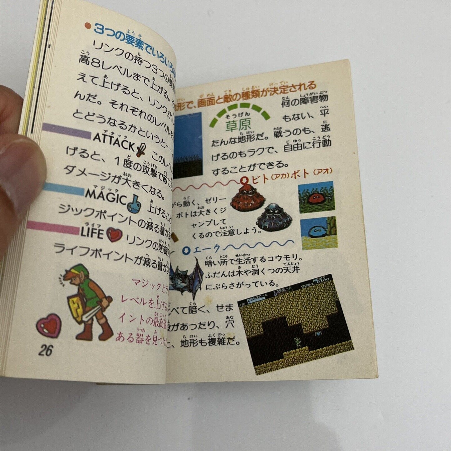 Legend Of Zelda 2 - Nintendo Famicom Disk NES NTSC-J JAPAN Game with Manual