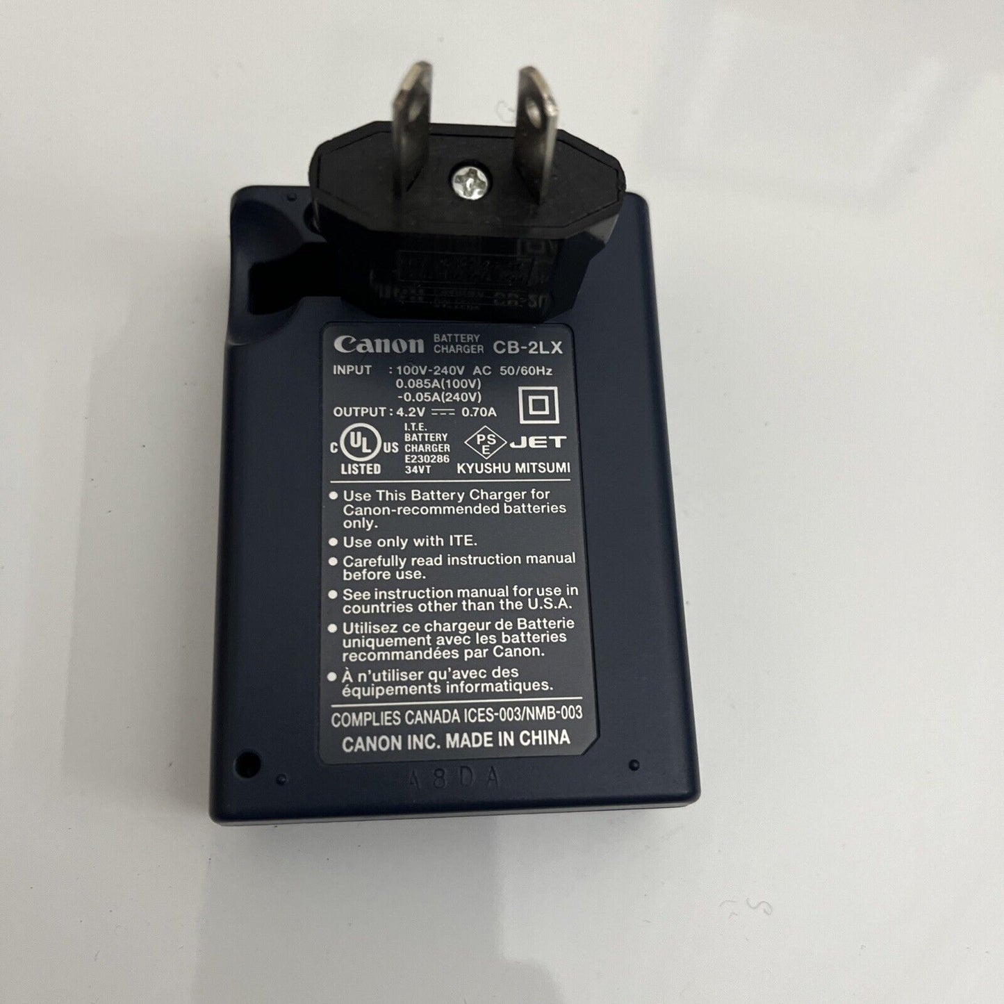 Canon CB-2LX Genuine Battery Charger for Canon NB-5L, NB5L battery